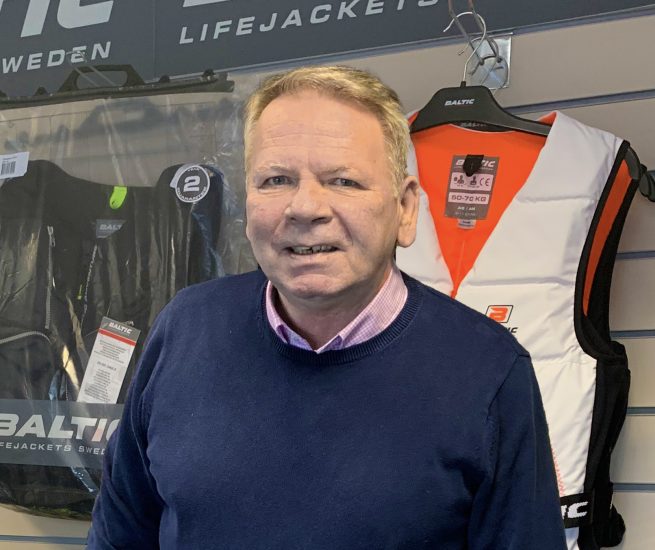 Mark Dixon at Baltic Lifejackets